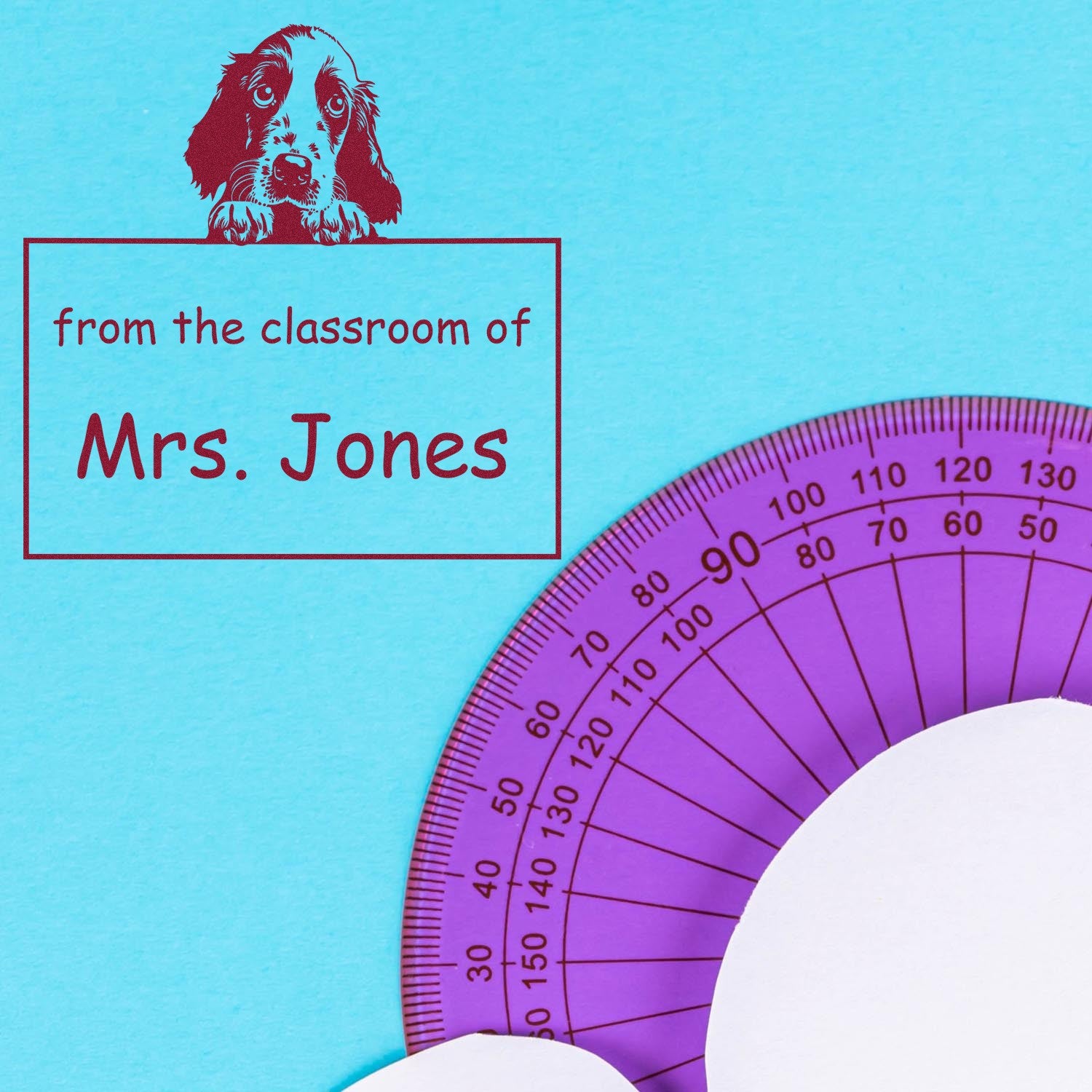 Self-Inking English Setter Pet Themed Read It Love It Return It For Books Stamp - Engineer Seal Stamps