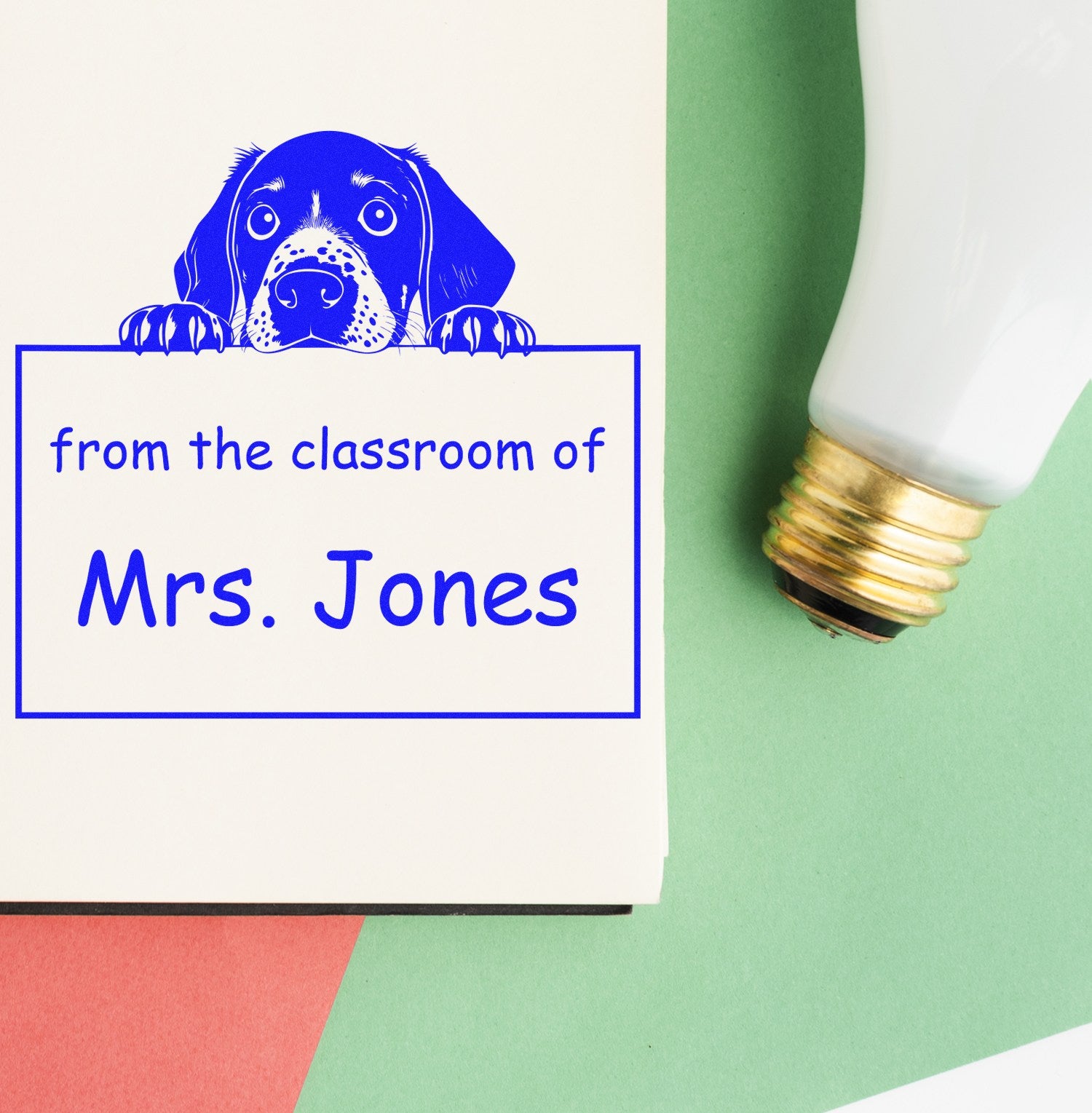 German Shorthaired Pointer Personalizable Read It Love It Return It For Book Lovers Stamp Pre-Inked - Engineer Seal Stamps