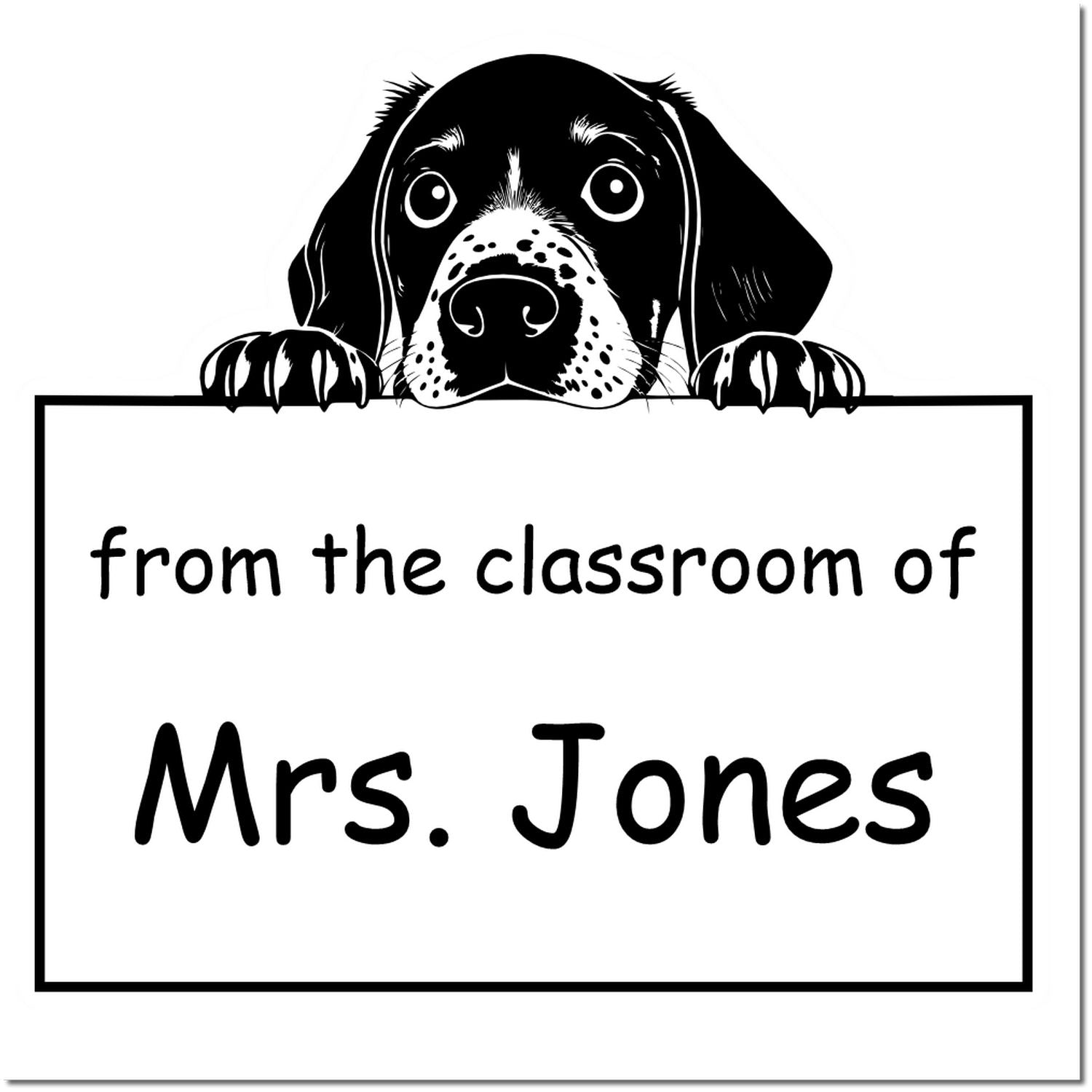 Self-Inking German Shorthaired Pointer Pet Themed Read It Love It Return It For Book Lovers Stamp - Engineer Seal Stamps