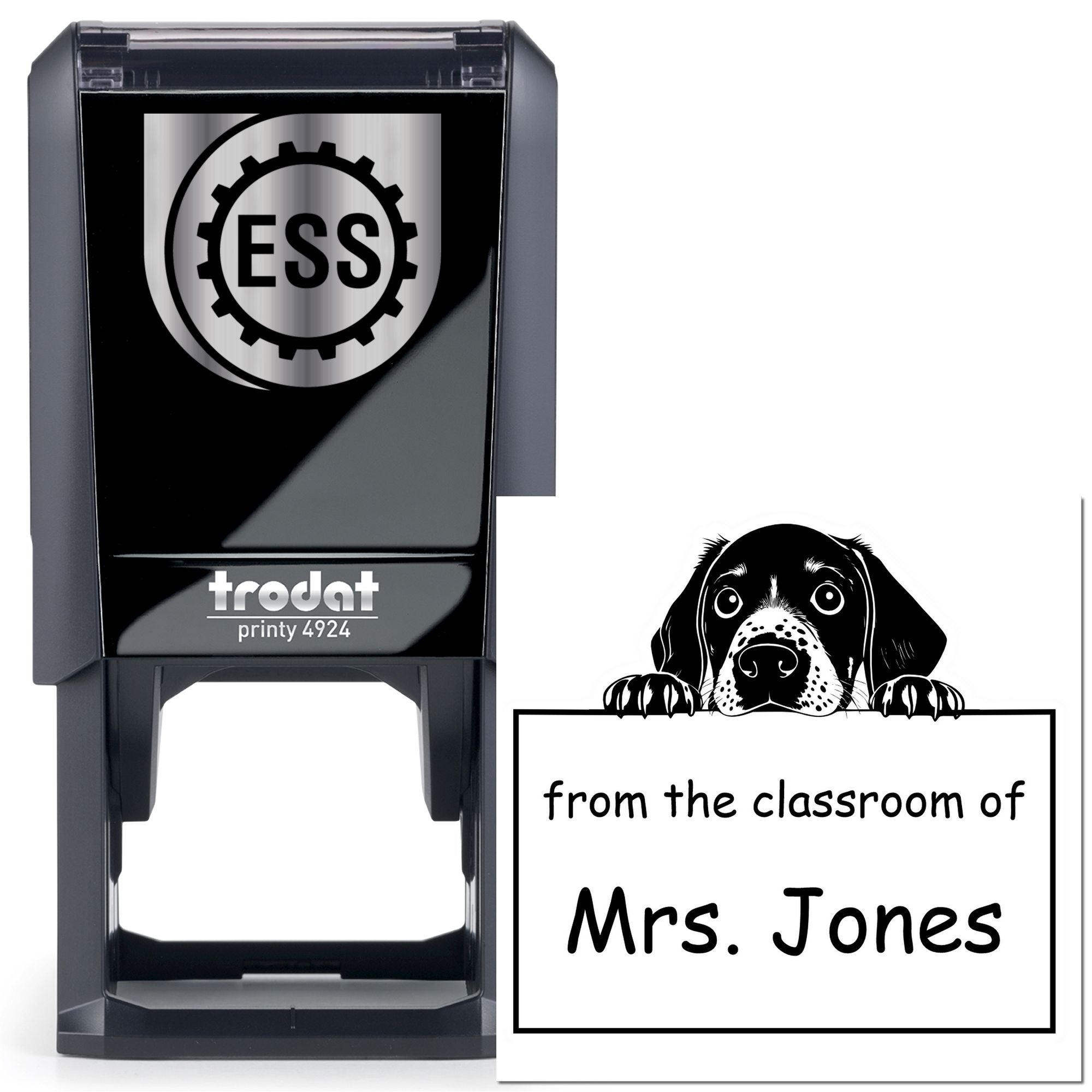 Self-Inking German Shorthaired Pointer Pet Themed Read It Love It Return It For Book Lovers Stamp - Engineer Seal Stamps