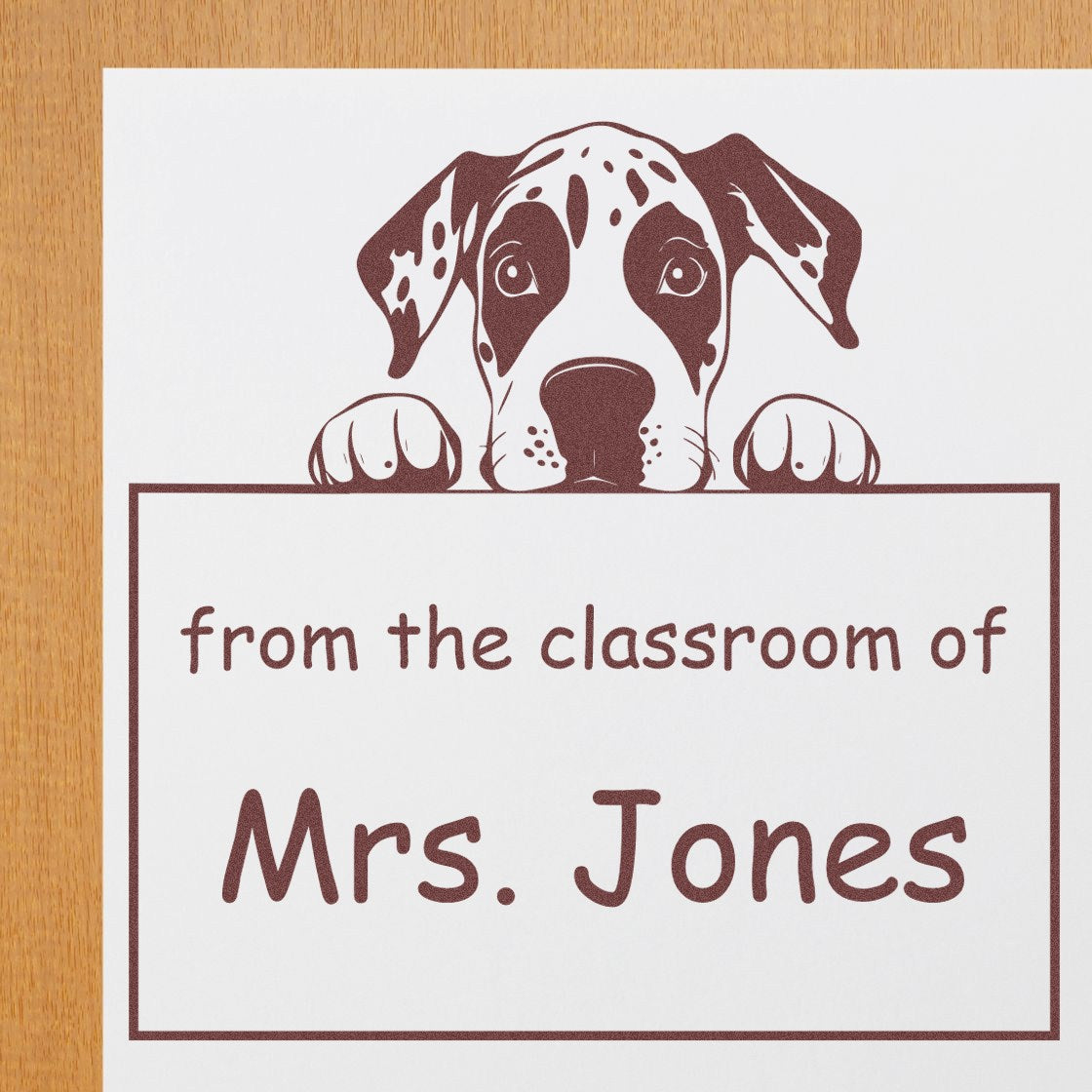 Self-Inking Great Dane Pet Themed Read It Love It Return It For Book Clubs Stamper - Engineer Seal Stamps
