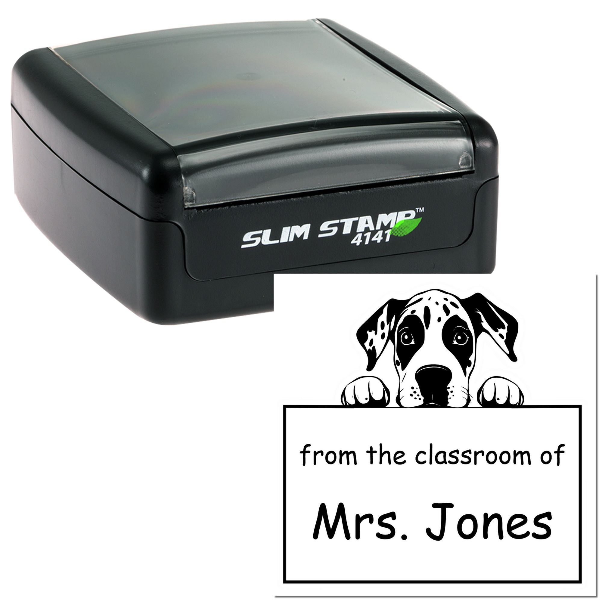 Great Dane Personalizable Read It Love It Return It For Book Clubs Stamper Pre-Inked - Engineer Seal Stamps