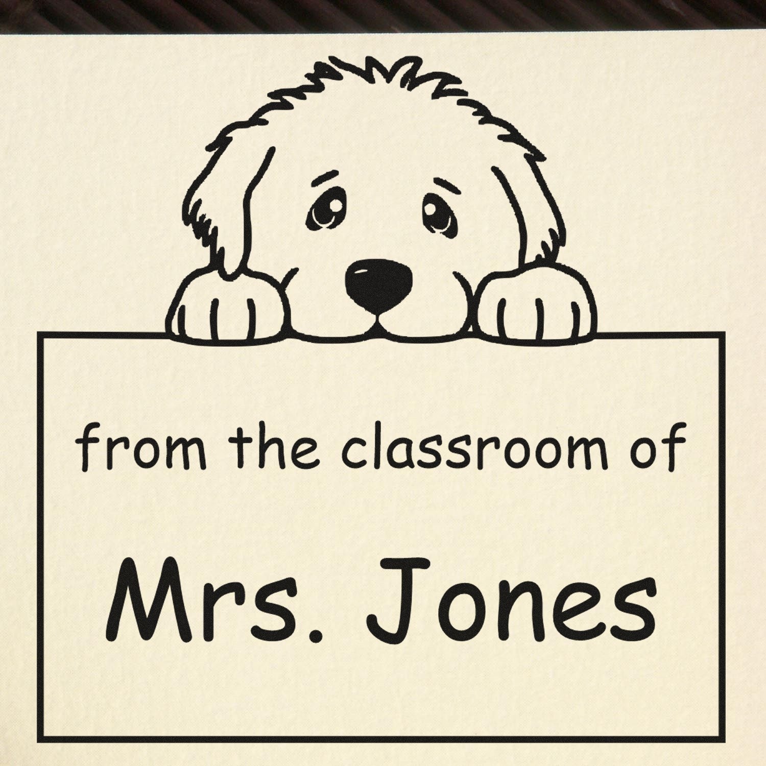 PSI Pre-Inked Great Pyrenees Personalized Read It Love It Return It Customized Stamper - Engineer Seal Stamps