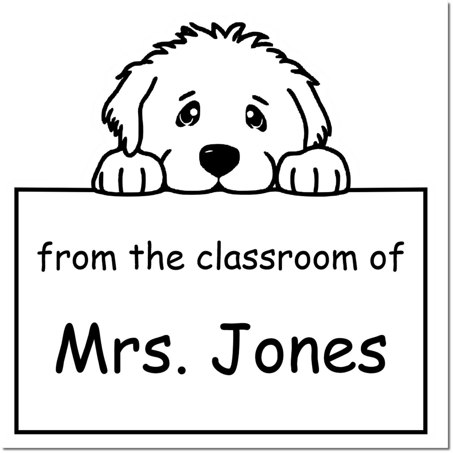 Great Pyrenees Personalizable Read It Love It Return It Customized Stamper Pre-Inked - Engineer Seal Stamps