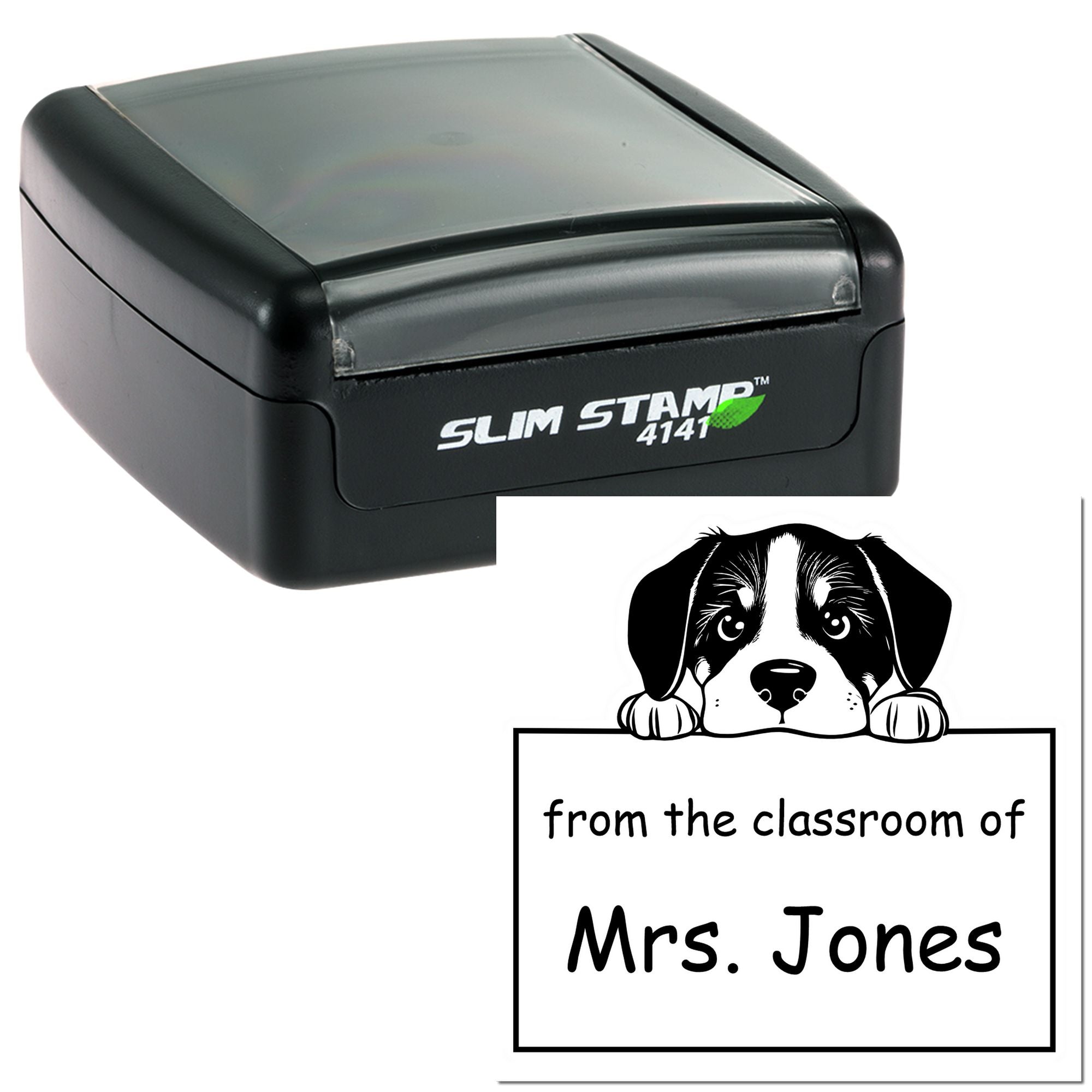 Greater Swiss Mountain Dog Personalizable Read It Love It Return It For Book Clubs Stamp Pre-Inked - Engineer Seal Stamps