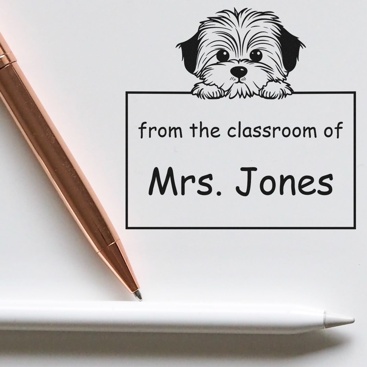 Havanese Personalizable Read It Love It Return It Customized Stamp Pre-Inked - Engineer Seal Stamps