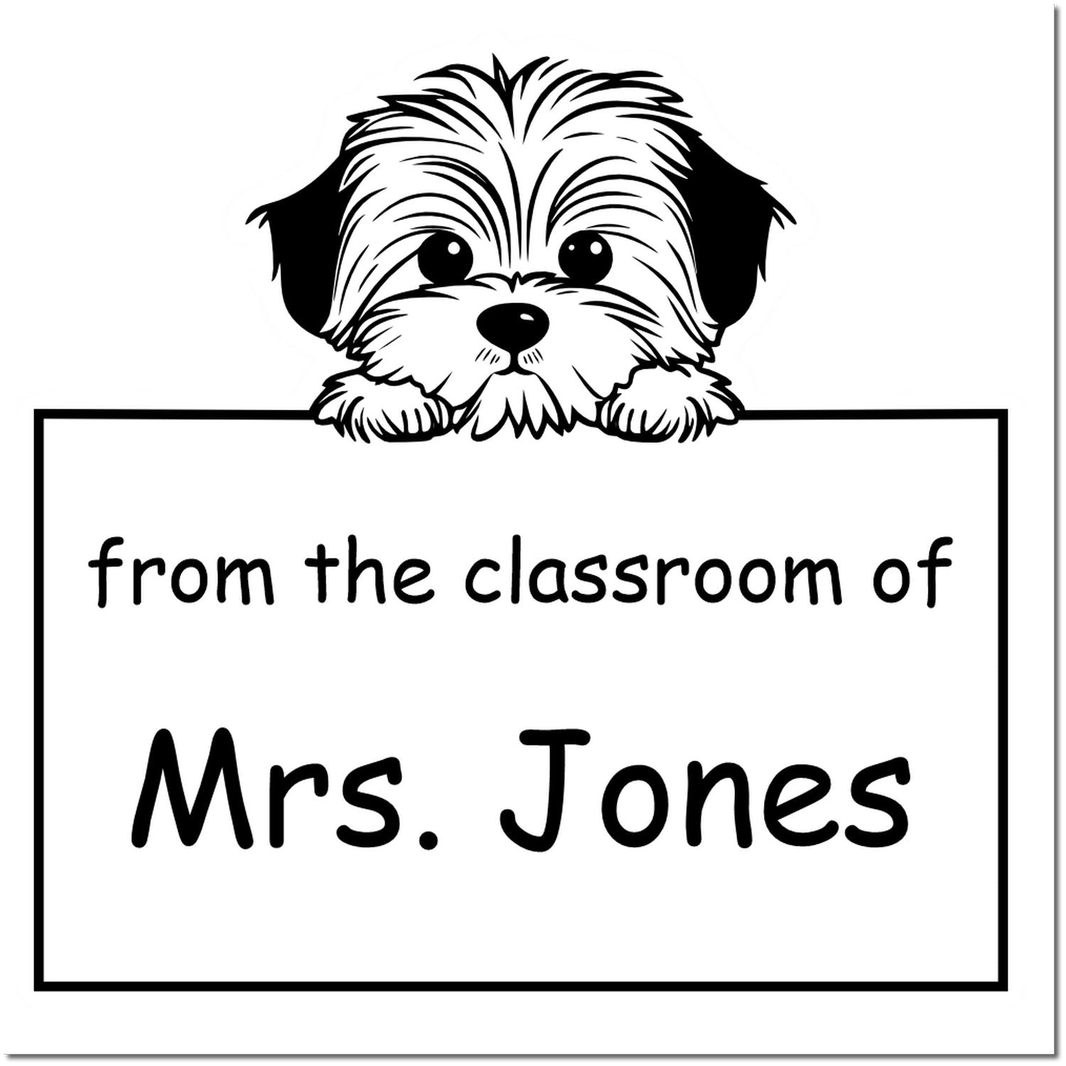 Havanese Personalizable Read It Love It Return It Customized Stamp Pre-Inked - Engineer Seal Stamps