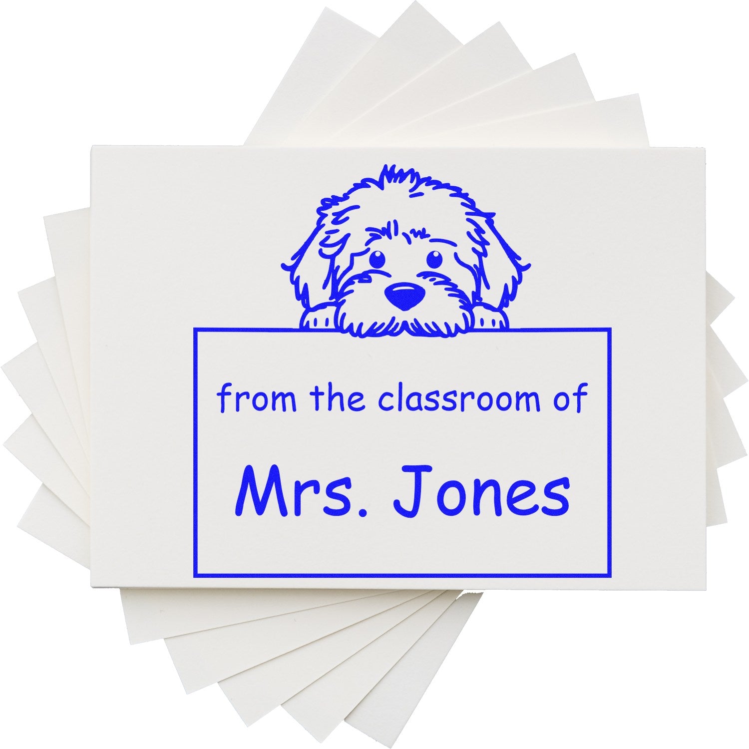 PSI Pre-Inked Labradoodle Personalized Read It Love It Return It Custom Made Stamp - Engineer Seal Stamps