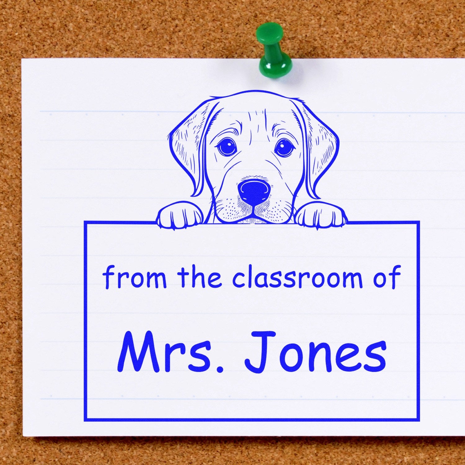 Self-Inking Labrador Retriever Pet Themed Read It Love It Return It Book Stamper - Engineer Seal Stamps