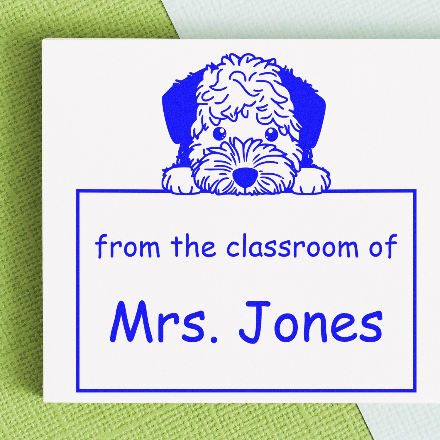 Lagotto Romagnolo Personalizable Read It Love It Return It Book Stamp Pre-Inked - Engineer Seal Stamps