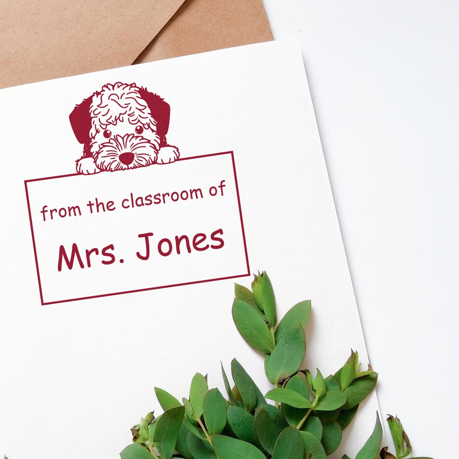 Self-Inking Lagotto Romagnolo Pet Themed Read It Love It Return It Book Stamp - Engineer Seal Stamps