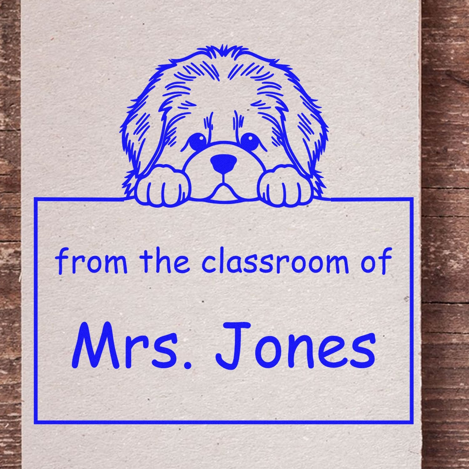 Newfoundland Personalizable Librarian Stamper Pre-Inked - Engineer Seal Stamps