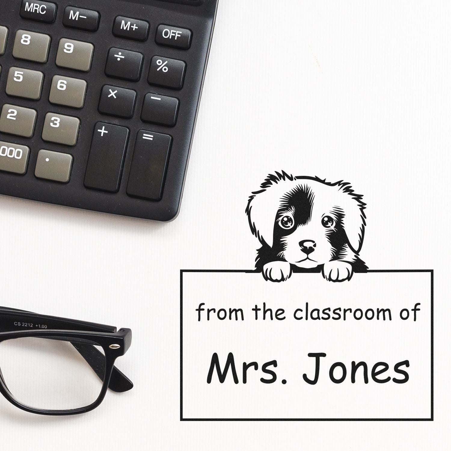 Nova Scotia Duck Tolling Retriever Personalizable Librarian Stamp Pre-Inked - Engineer Seal Stamps