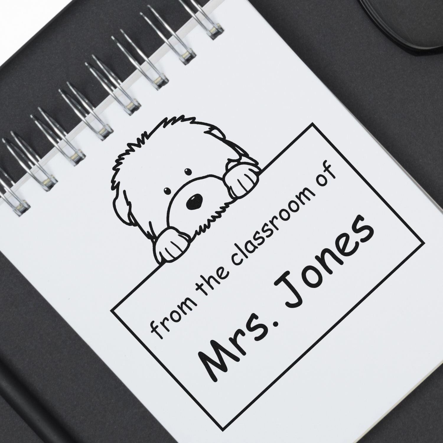 PSI Pre-Inked Old English Sheepdog Personalized Learning Enthusiast Stamper - Engineer Seal Stamps