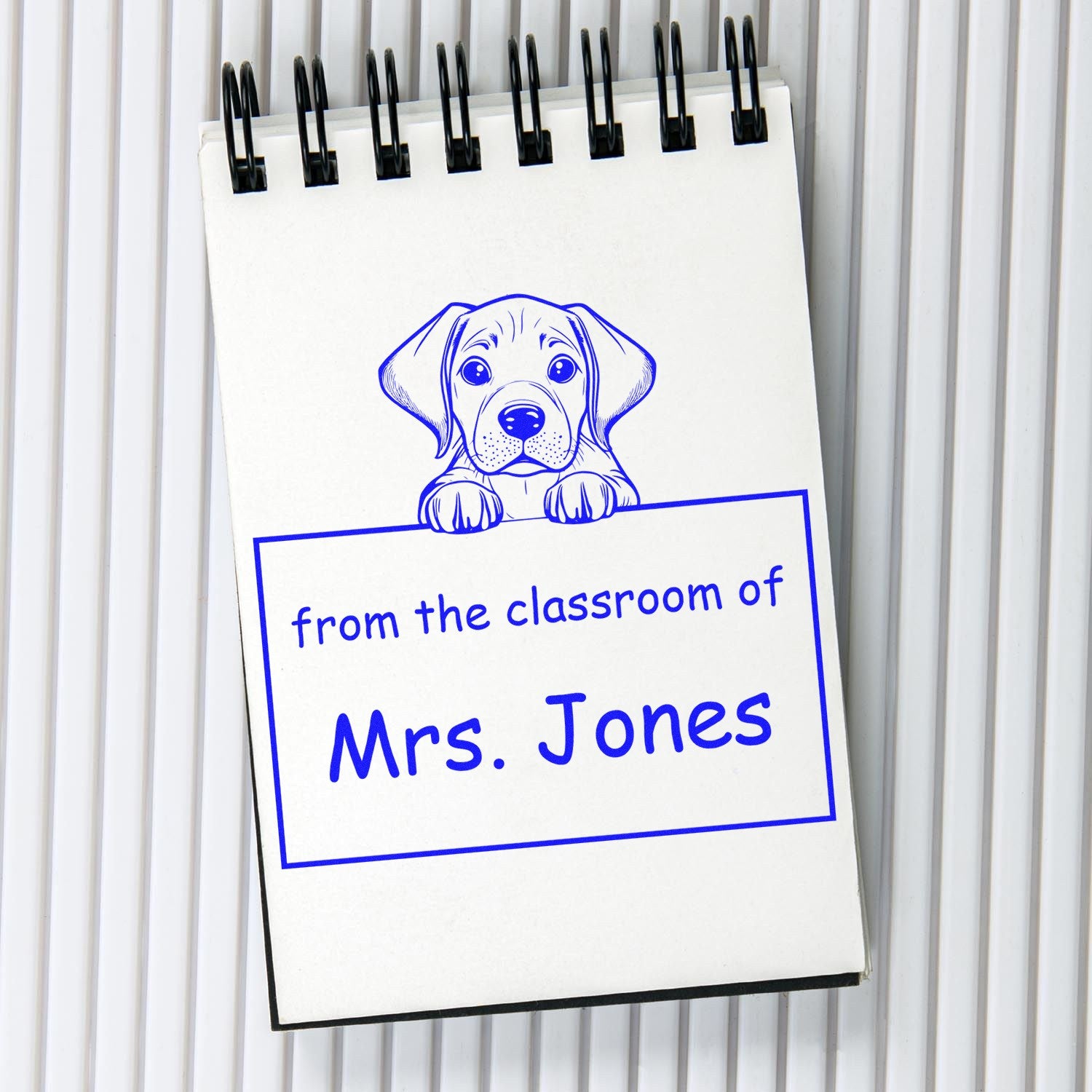 PSI Pre-Inked Rhodesian Ridgeback Personalized For Library Books Stamper - Engineer Seal Stamps