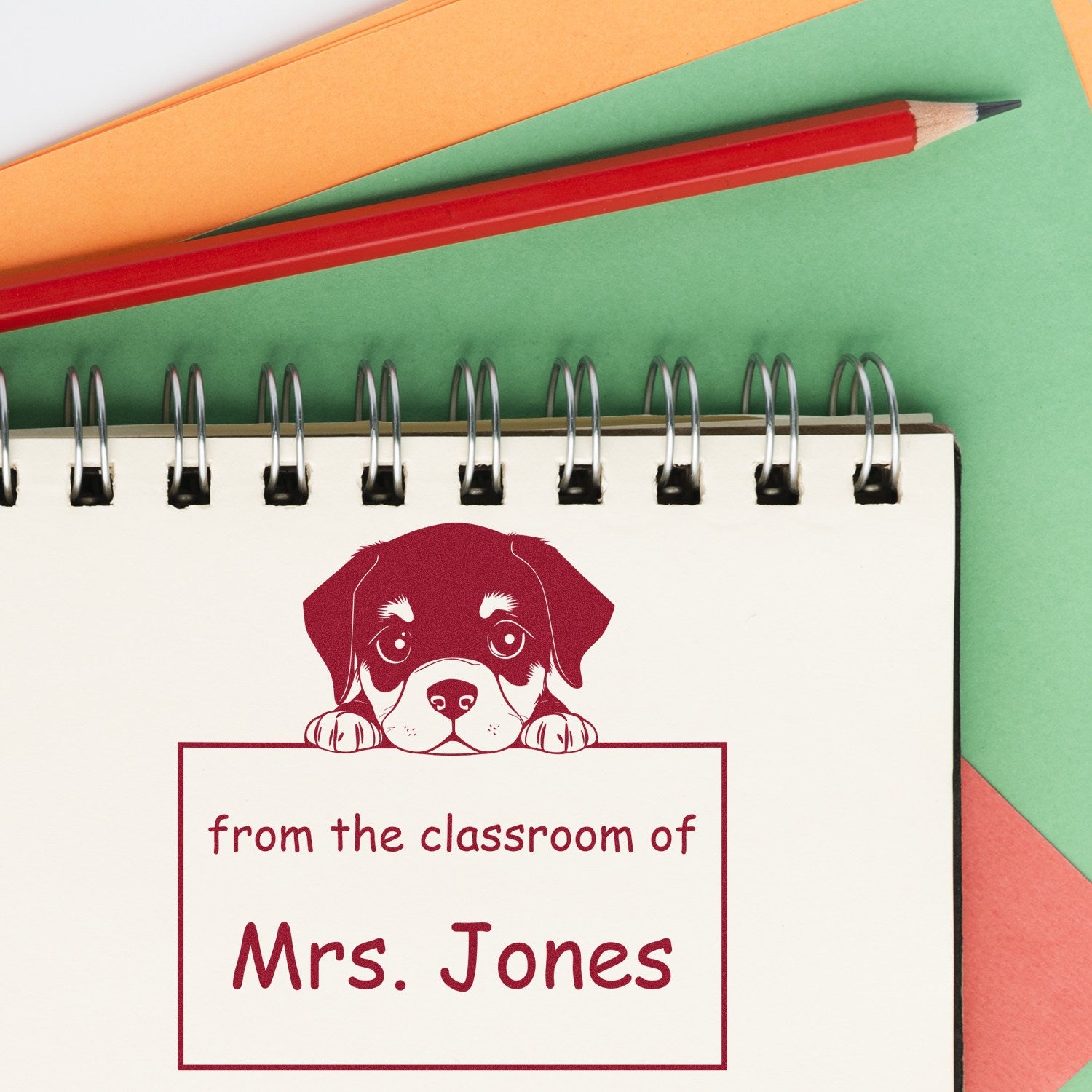 Rottweiler Personalizable For Library Books Stamp Pre-Inked - Engineer Seal Stamps