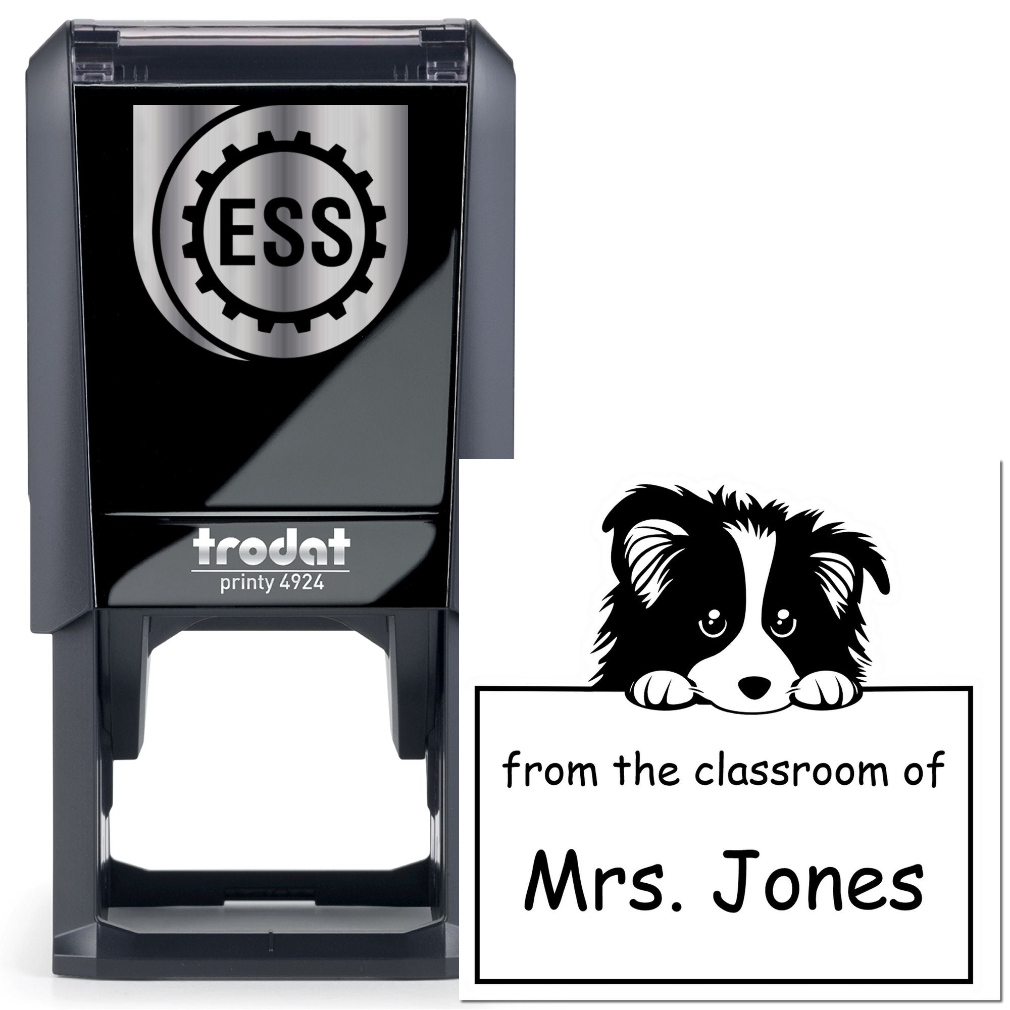 Self-Inking Shetland Sheepdog Pet Themed Classroom Of Stamper - Engineer Seal Stamps