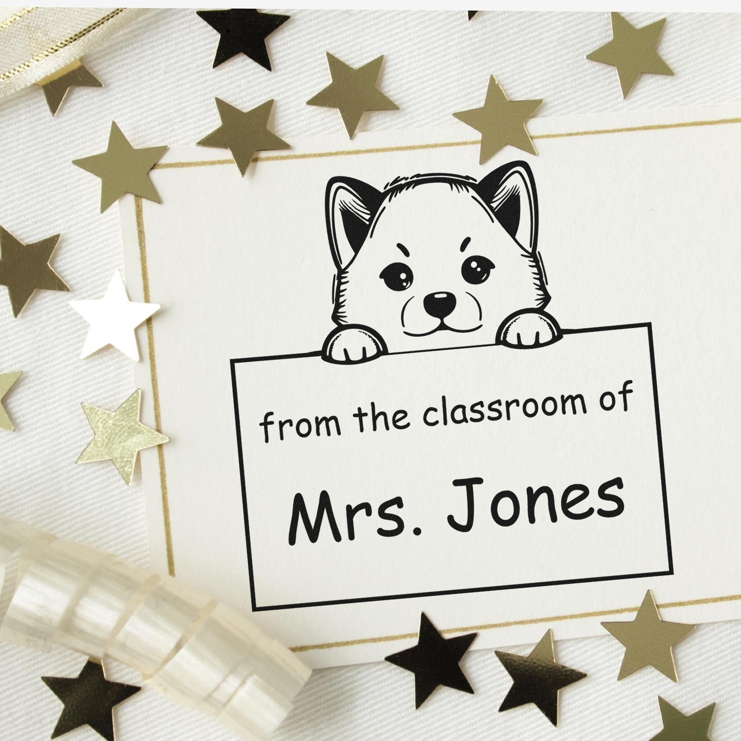 Self-Inking Shiba Inu Pet Themed Classroom Of Stamp - Engineer Seal Stamps