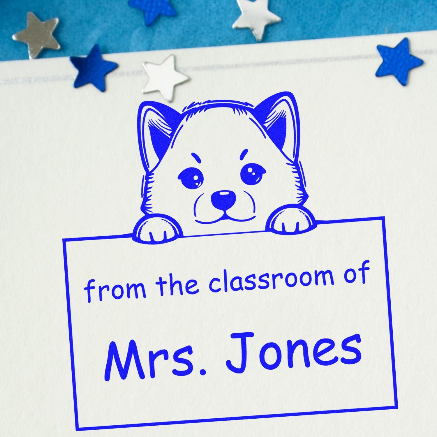 PSI Pre-Inked Shiba Inu Personalized Classroom Of Stamp - Engineer Seal Stamps