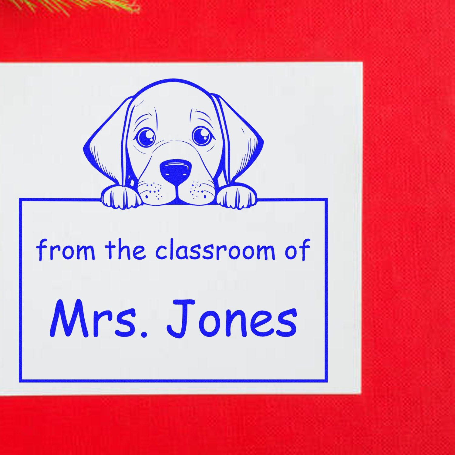 Self-Inking Vizsla Pet Themed Book Lover In Charge Stamper - Engineer Seal Stamps