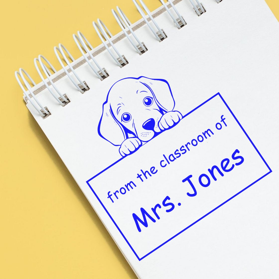 Weimaraner Personalizable Book Lover In Charge Stamp Pre-Inked - Engineer Seal Stamps