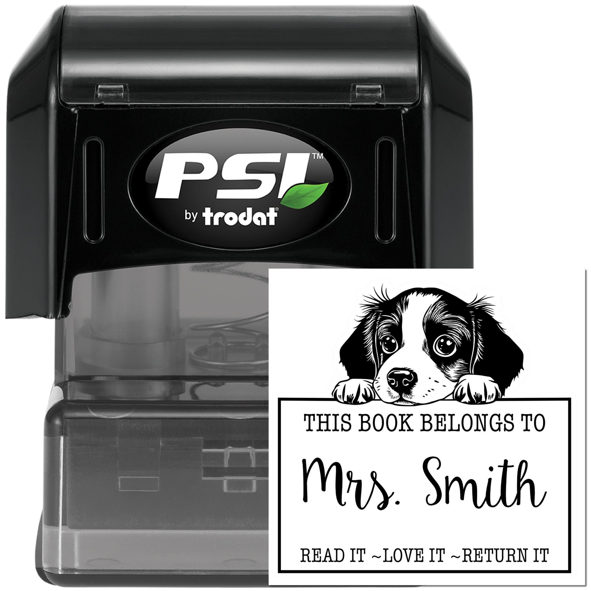 Pre-Inked Brittany Custom Library Book Stamp - Engineer Seal Stamps