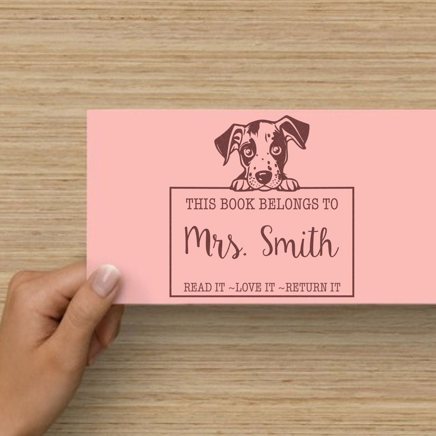 Catahoula Customized Read It Return It Rubber Stamp - Engineer Seal Stamps