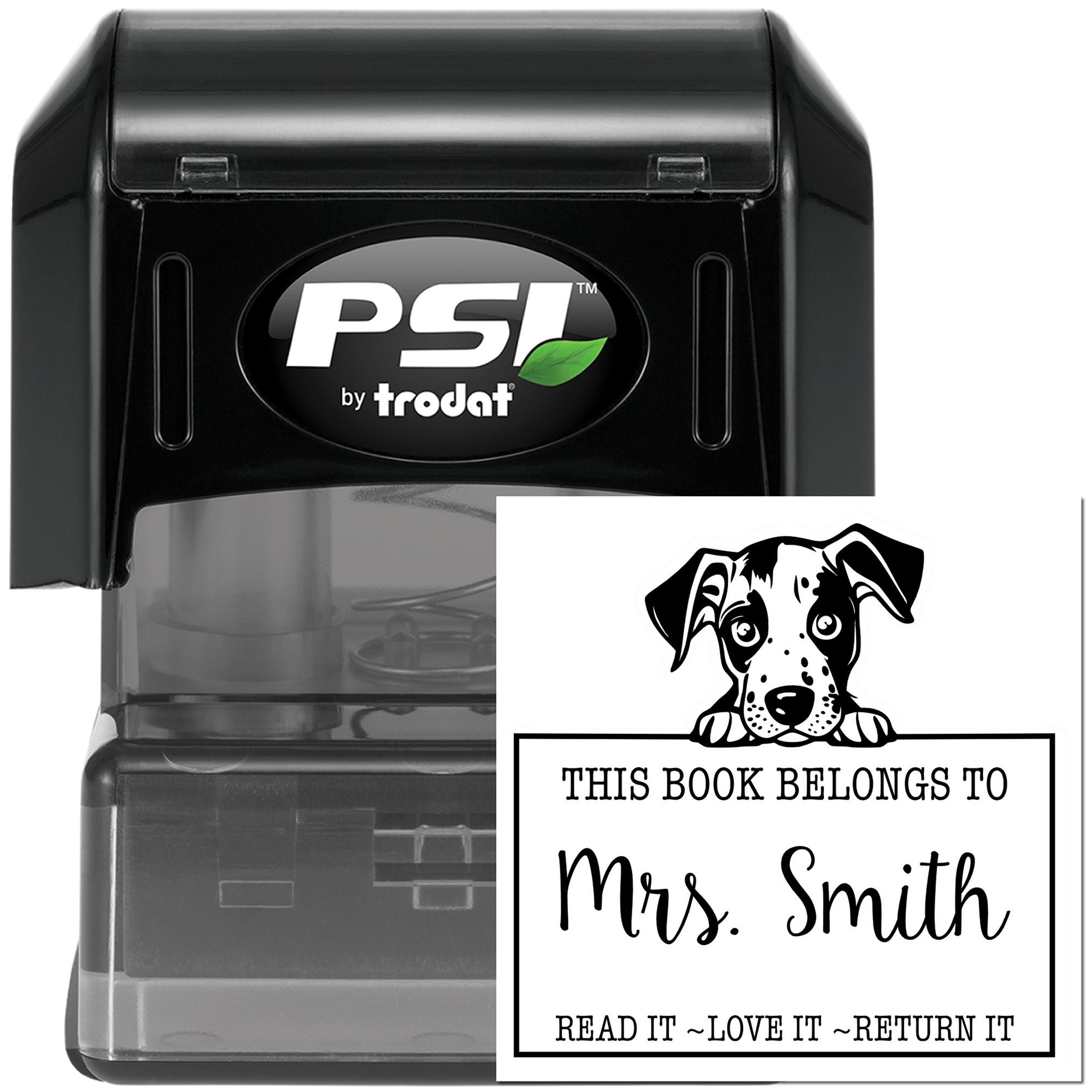 Pre-Inked Catahoula Custom Please Return Stamp - Engineer Seal Stamps