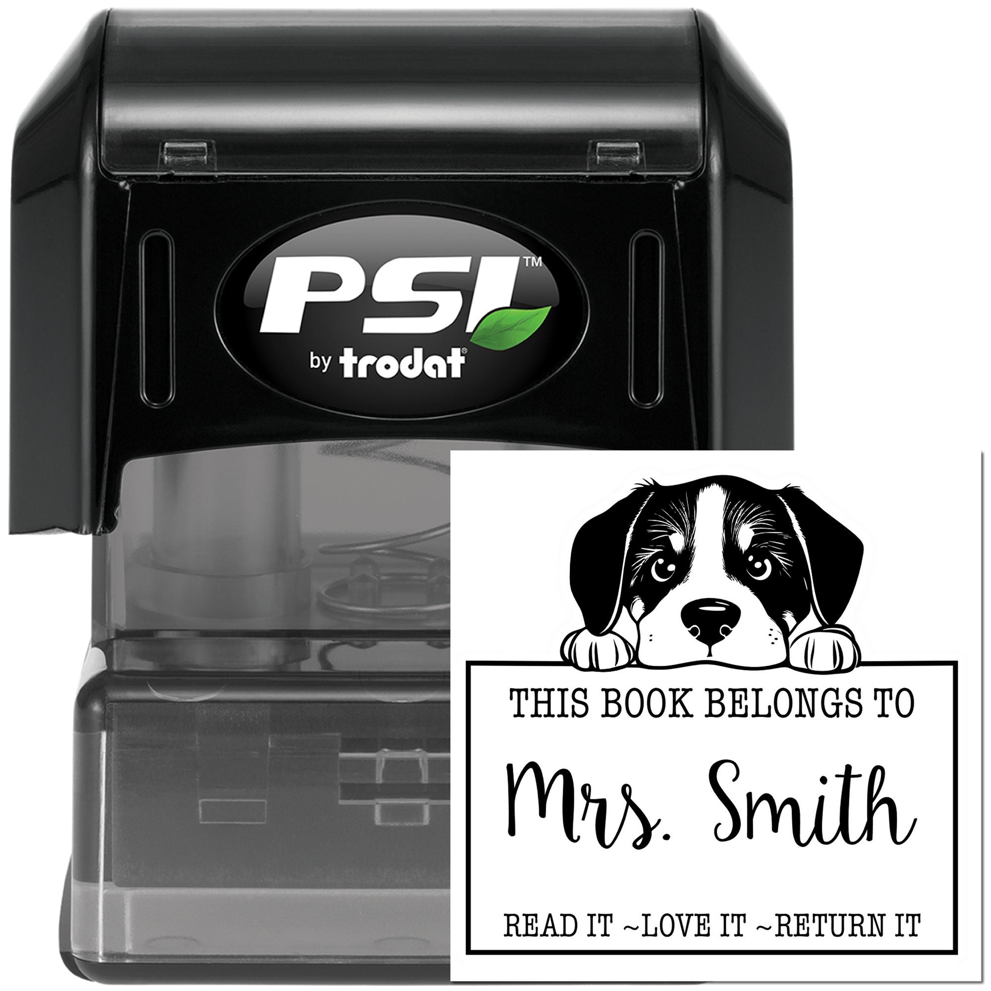 Pre-Inked Greater Swiss Mountain Dog Custom Read It Stamp - Engineer Seal Stamps