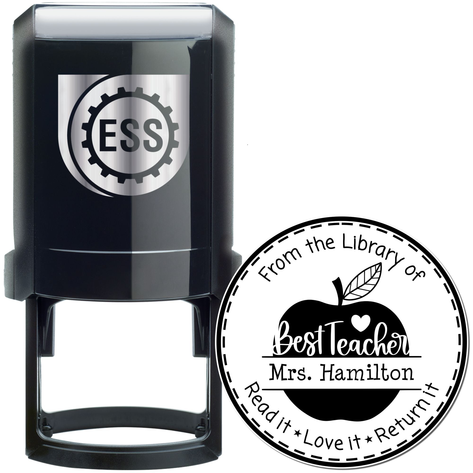 Best Teacher Self-Inking Custom For Teacher's Books Stamp - Engineer Seal Stamps
