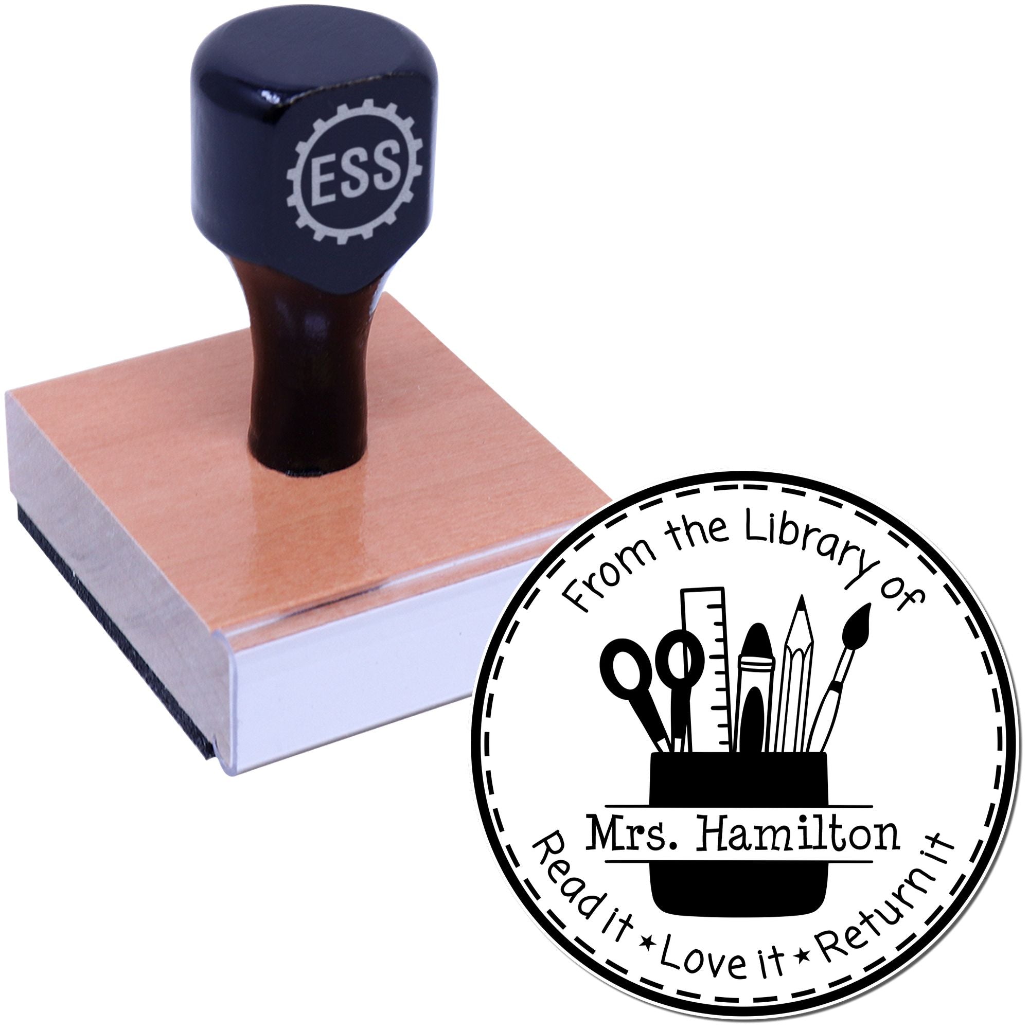 Art Mug Customized Teacher Signature Stamp - Engineer Seal Stamps