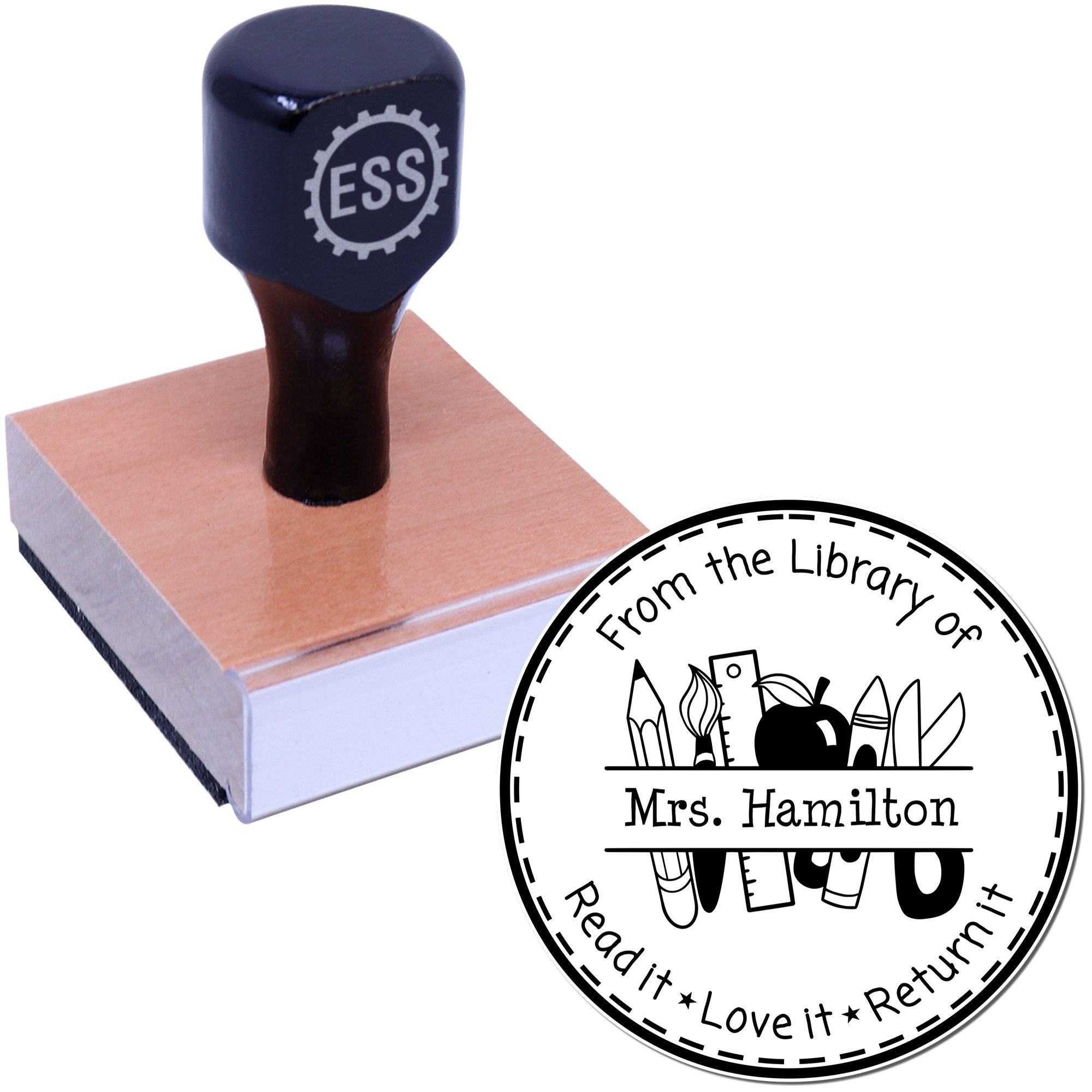 Art Supplies Customized Teacher Message Stamp - Engineer Seal Stamps