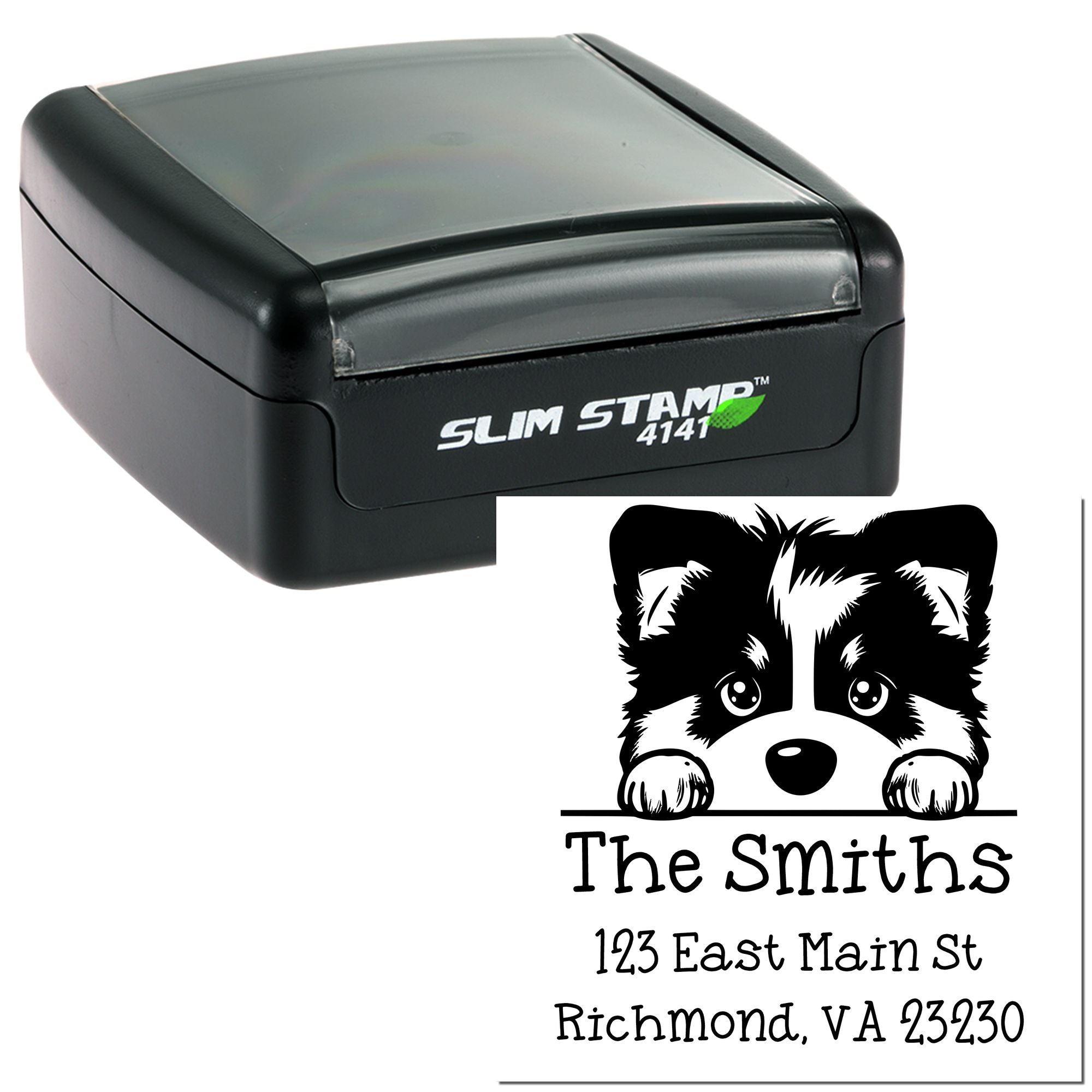 Slim Alaskan Malamute Custom Stamp - Engineer Seal Stamps