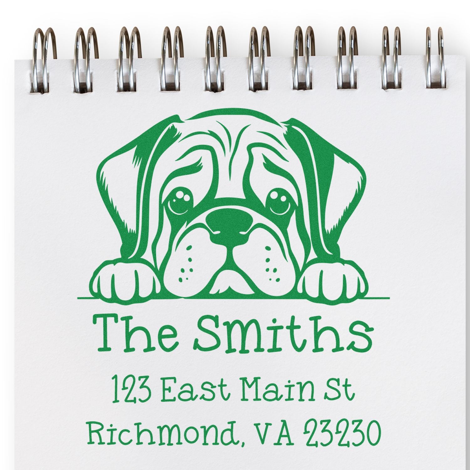 PSI Pre-Inked Mastiff Puppy Dog Stamp - Engineer Seal Stamps