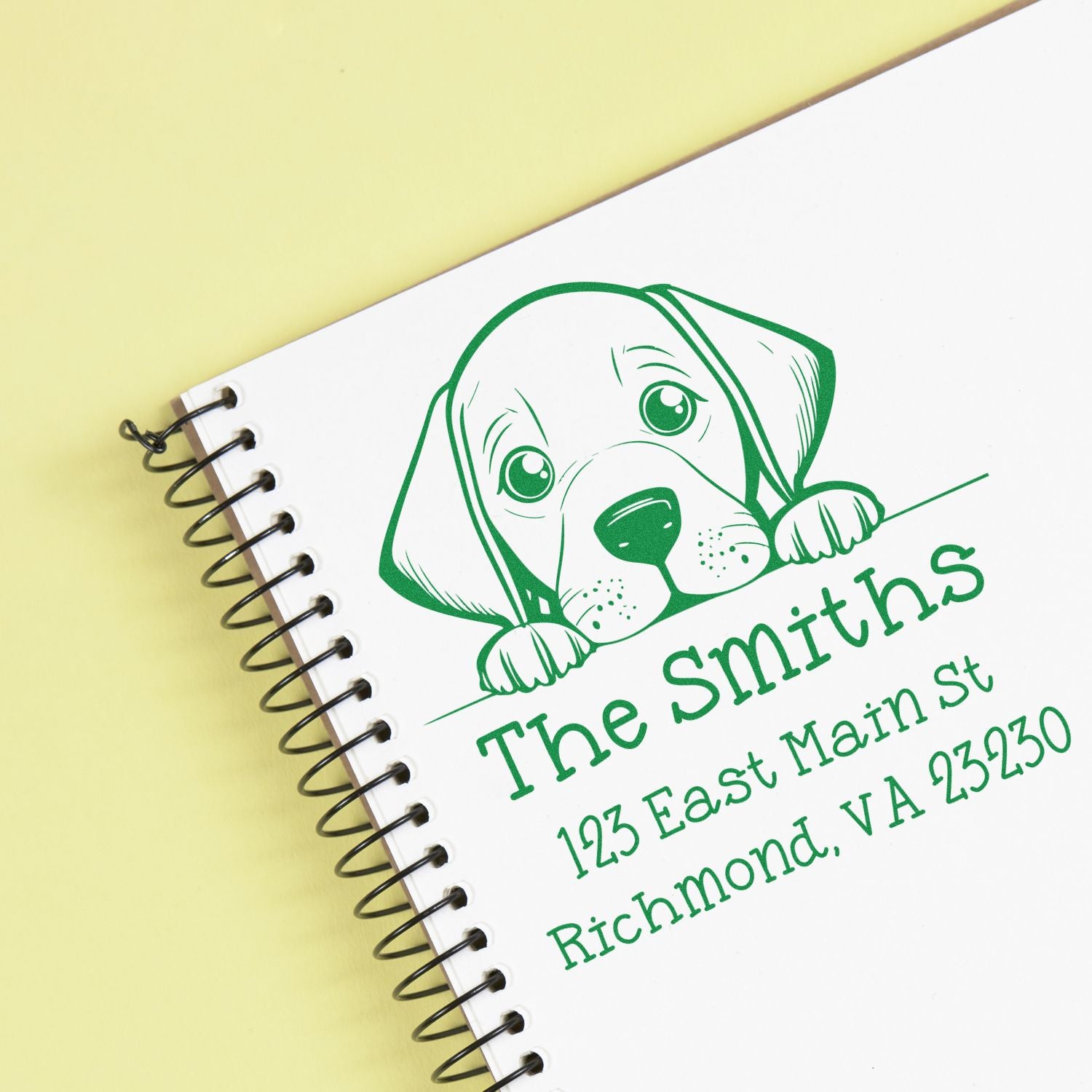 Slim Vizsla High-Quality Address Stamp - Engineer Seal Stamps