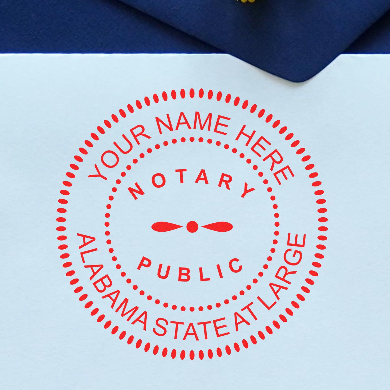 AL Notary Stamp and Seal, Hybrid Seal with Round Self-Inking Notary Stamp - Engineer Seal Stamps