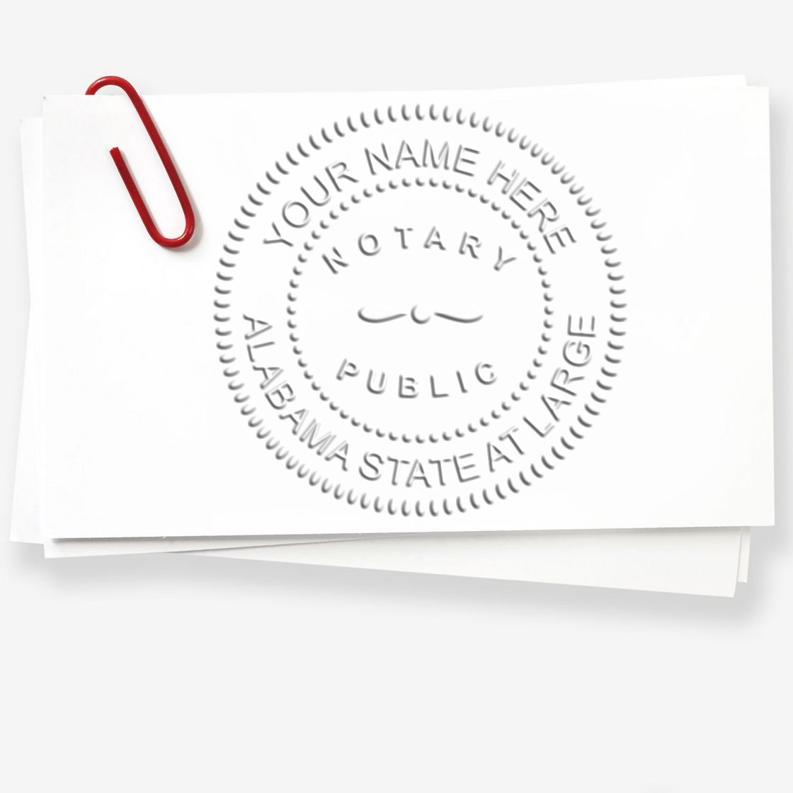 Alabama Notary Seal and Alabama Notary Stamp Kit, Desk Seal and Pre-Inked Notary Stamp - Engineer Seal Stamps