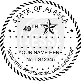 Alaska Land Surveyor Seal Setup
