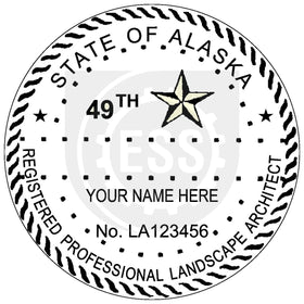 Alaska Landscape Architect Seal Setup