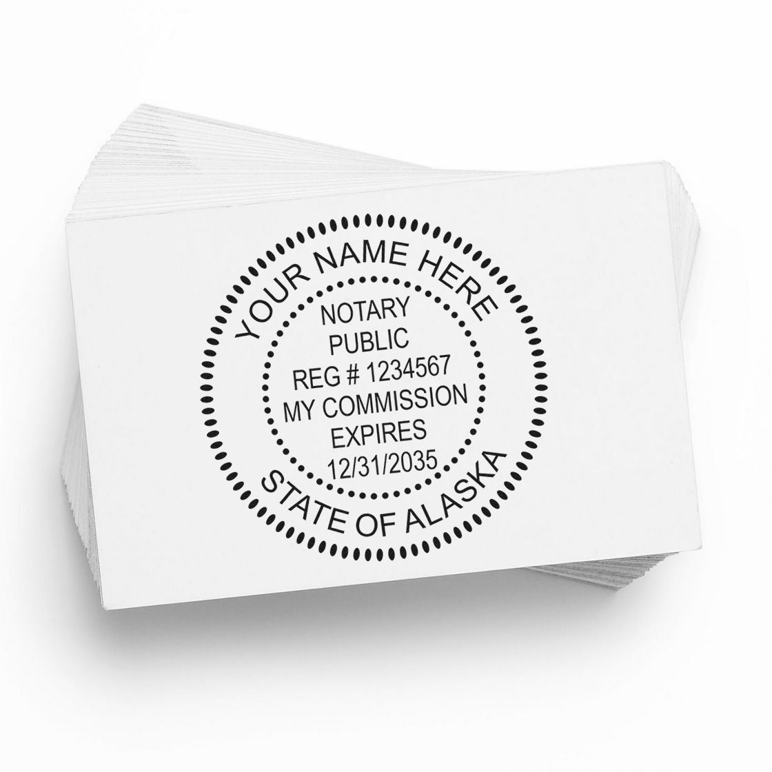 Notary Stamp and Seal for Alaska Bundle Kit - Engineer Seal Stamps