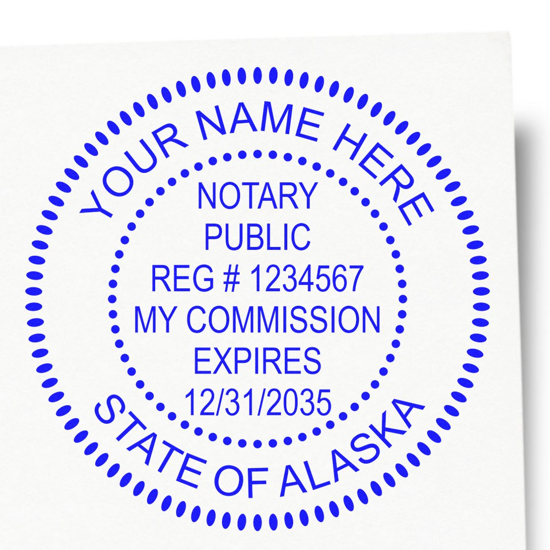 MaxLight Notary Stamp Kit for Alaska - Engineer Seal Stamps