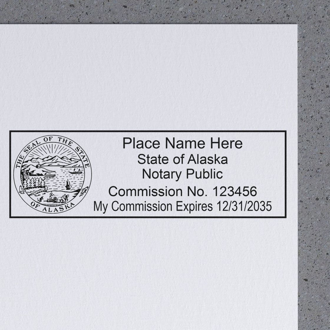 Alaska Notary Public Kit with Rubber Stamps - Engineer Seal Stamps