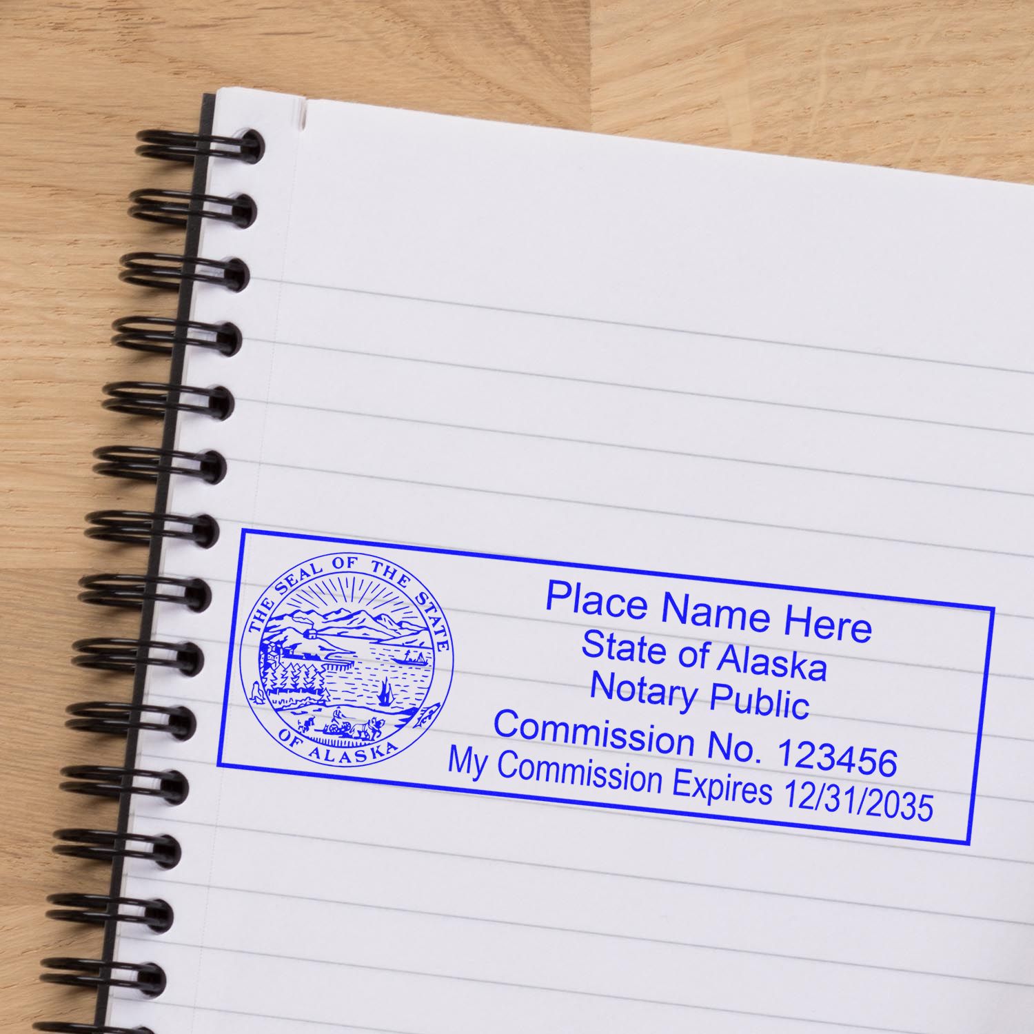 Notary Seal AK and Notary Stamp Alaska Bundle Kit - Engineer Seal Stamps