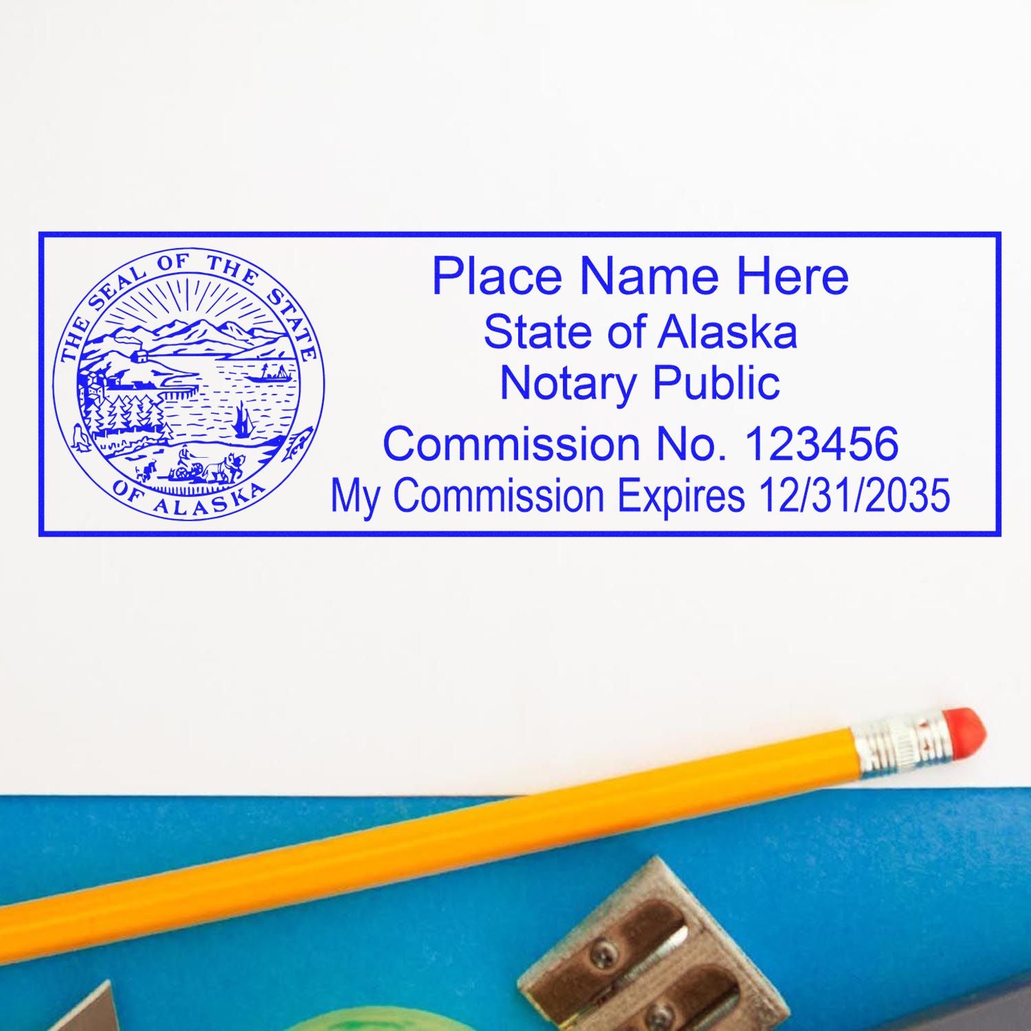 Alaska Notary Kit with Notary Slim Stamps - Engineer Seal Stamps
