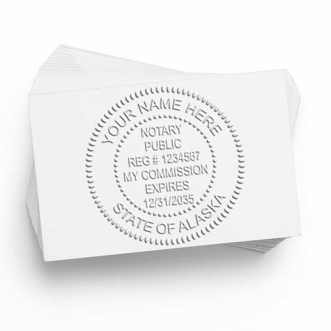 Alaska Notary Supplies with Alaska Notary Seal and Rubber Stamp Bundle Kit - Engineer Seal Stamps