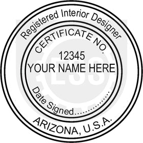 Arizona Interior Designer Seal Setup