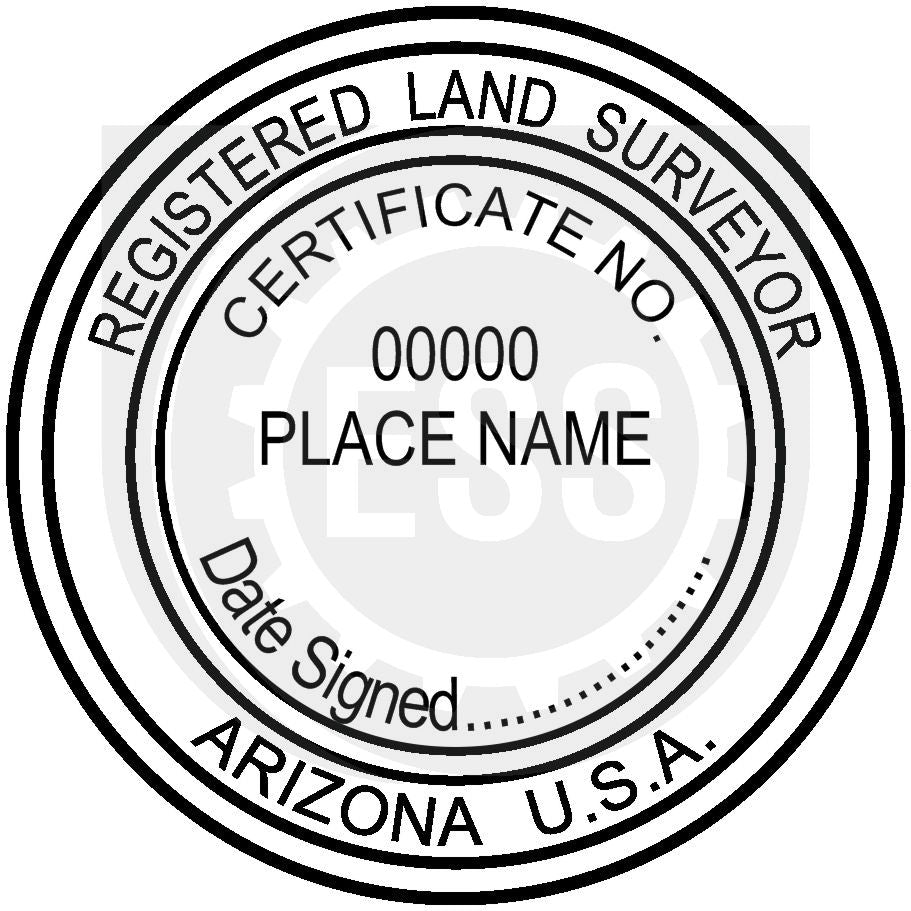 Arizona Land Surveyor Seal Setup