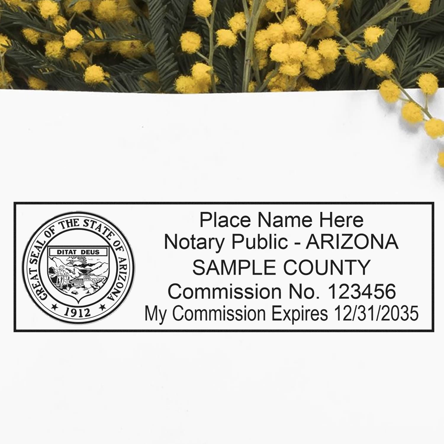 Arizona Notary Stamp and Seal Bundle Kit for AZ Notaries - Engineer Seal Stamps