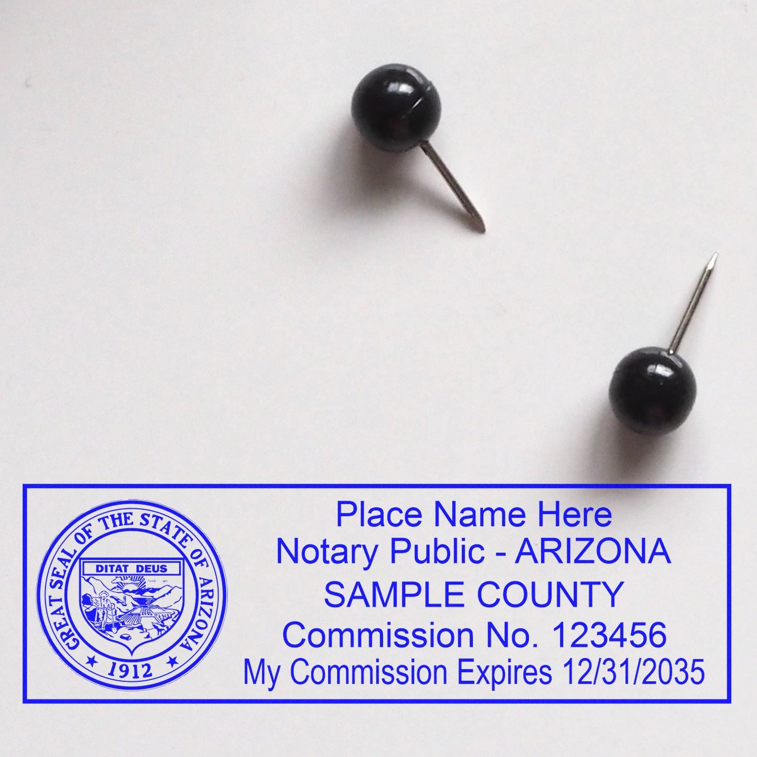 Arizona Notary Kit with Notary Slim Stamps - Engineer Seal Stamps