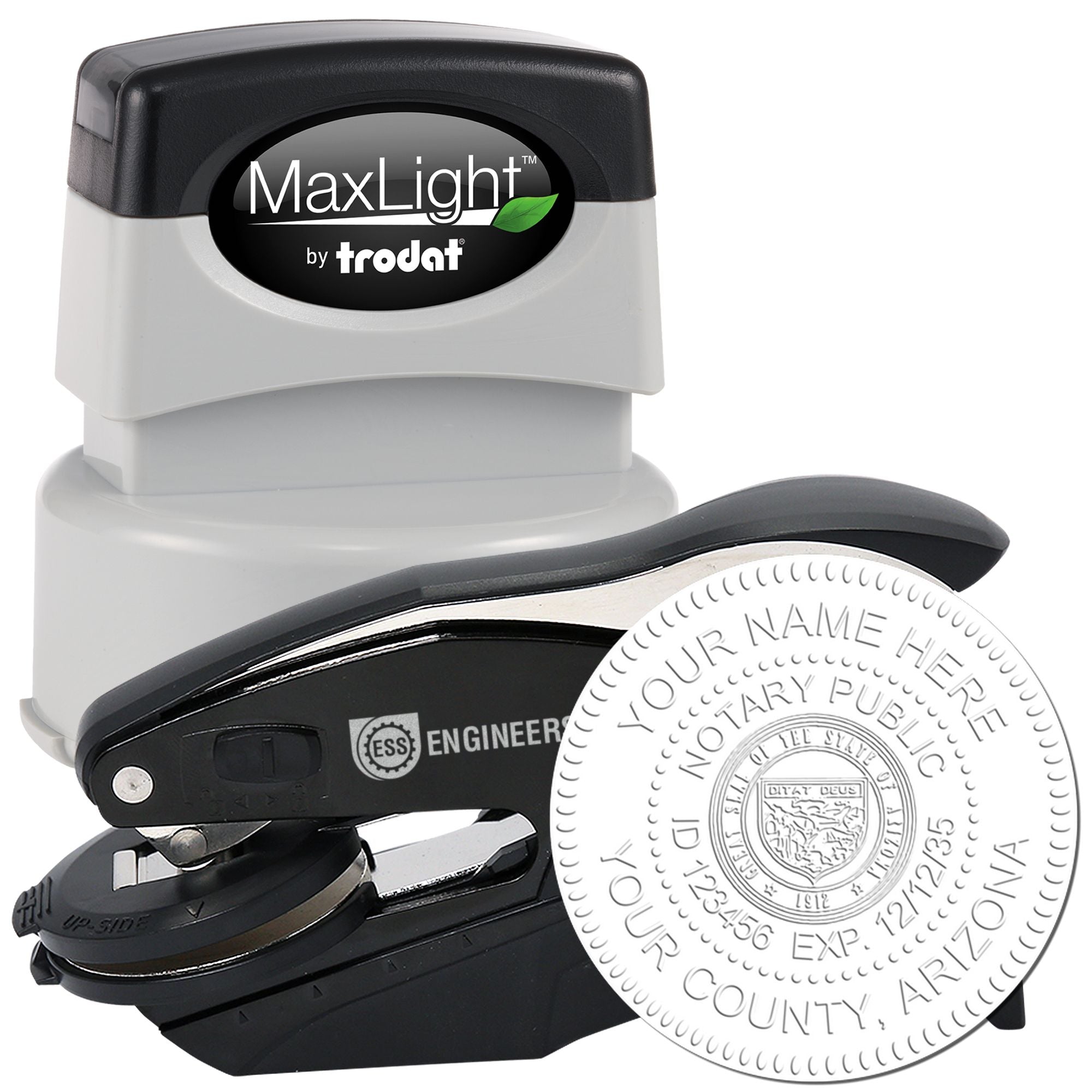 Arizona MaxLight Notary Stamp and Seal Kit - Engineer Seal Stamps